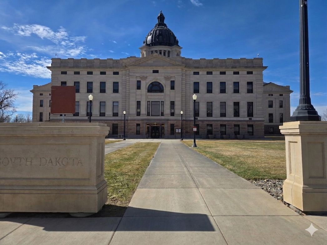 Elliott's children at the South Dakota State Capitol