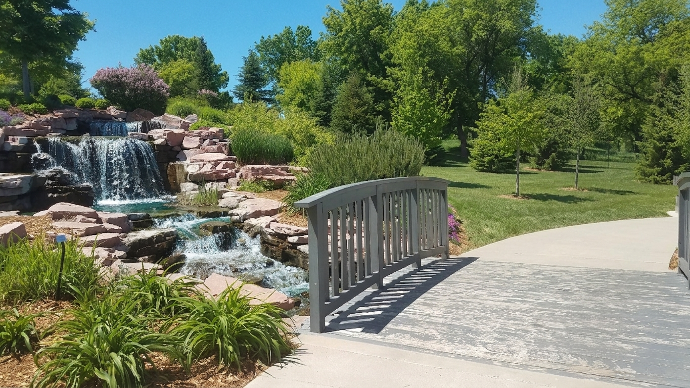 Neff family at the arboretum in Sioux Falls